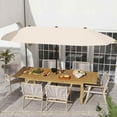 thumbnail image 2 of Costway 13 FT Large Patio Umbrella Outdoor Double-Sided Table Market Umbrella for Garden Beige, 2 of 10