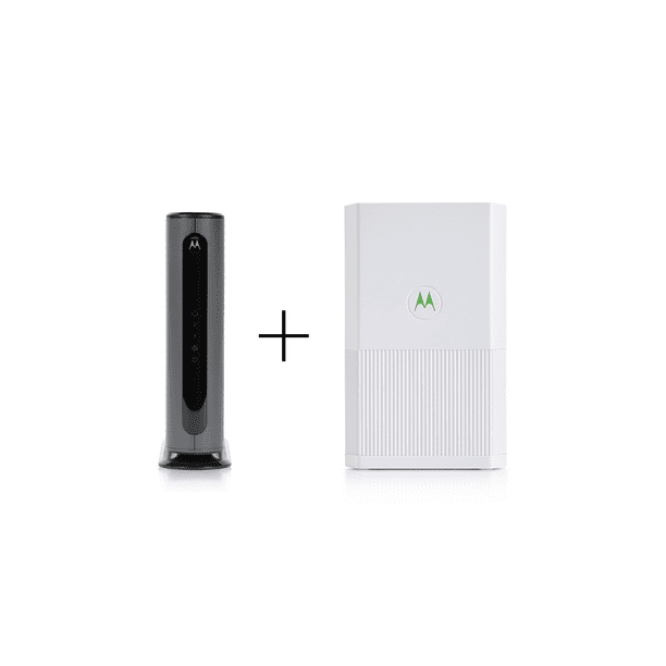 Motorola MB7621 Cable Modem + WiFi 5 Mesh System Home Coverage up to 2000 sq ft | Router Approved for Comcast Xfinity, Spectrum, Cox â€“ Separate Modem and Mesh Bundle - Walmart.com