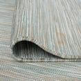 thumbnail image 6 of 8x10 Water Resistant, Large Indoor Outdoor Rugs for Patios, Front Door Entry, Entryway, Deck, Porch, Balcony | Outside Area Rug for Patio | Seafoam, Stripe | Size: 7'10'' x 10'3'', 6 of 9