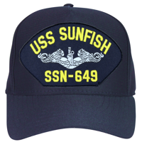 USS Sunfish SSN-649 ( Silver Dolphins ) Submarine Enlisted Cap