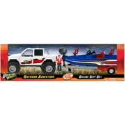 Adventure Wheels SUV and Boat Play Set
