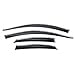 thumbnail image 3 of Window Visor Compatible with 2015-2021 Lexus NX200t NX300 NX300h AZ10, Injection Polycarbonate with Chrome Trim Rain Guard Wind Deflector 4PCS by IKON MOTORSPORTS, 2016 2017 2018 2019 2020, 3 of 4