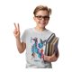 thumbnail image 4 of Playera Fan Army Justice League Talla 8 justice manga corta gris, 4 of 4
