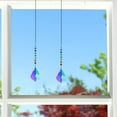 thumbnail image 4 of 2 Pack Teardrop Crystal Sun Catcher Crystal Prism Pendant for Window Car Garden Home Decor, 4 of 5