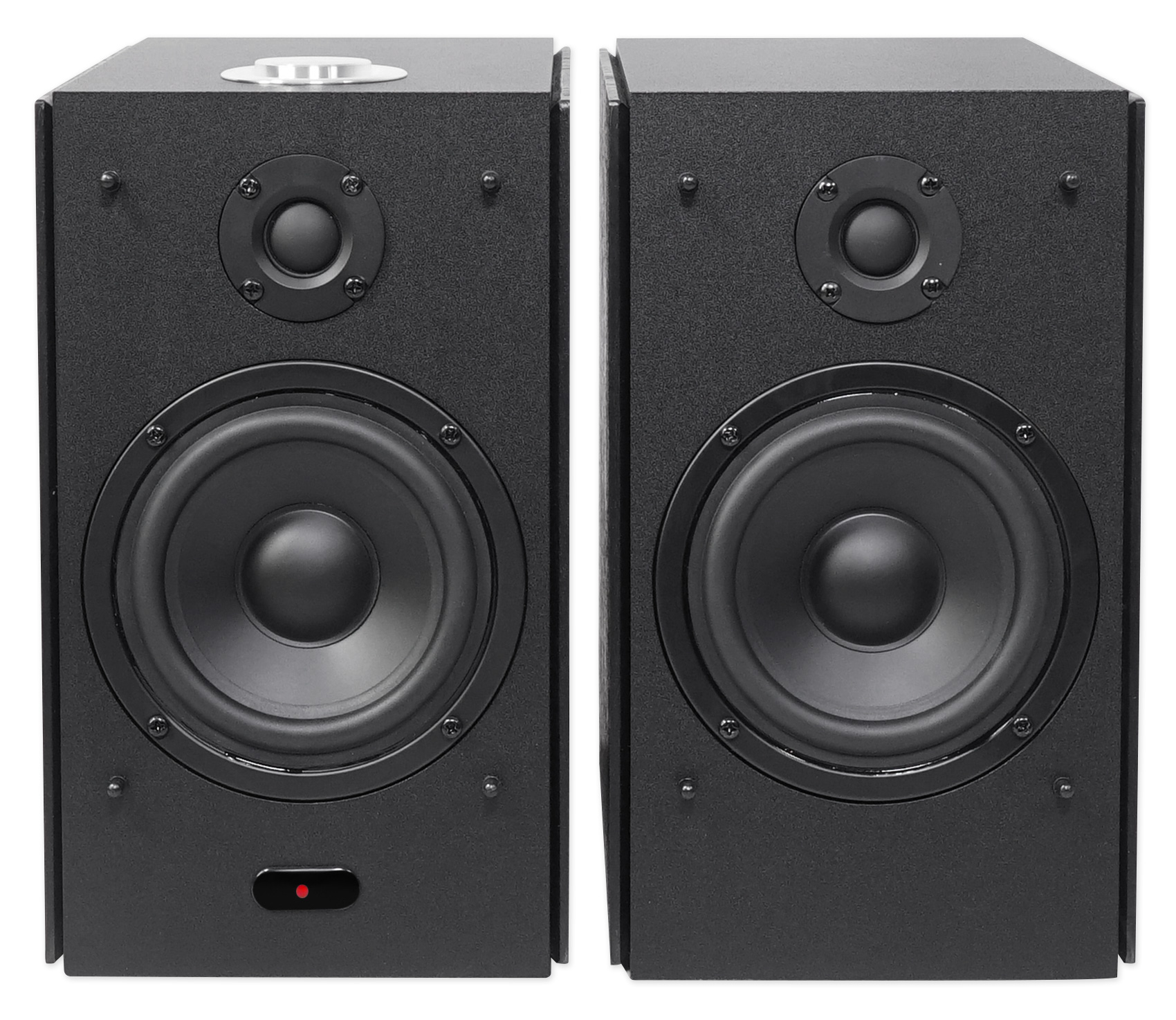 (2) Rockville HD5B 5" Powered Bluetooth Bookshelf Home Theater Speakers+Stands - image 3 of 11