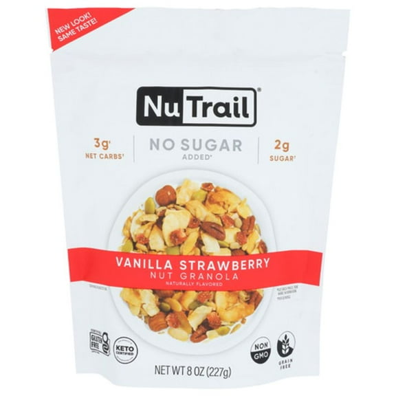 2 Pack - Nutrail Vanilla Strawberry Nut Granola 8 oz