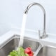 thumbnail image 1 of Grifo para fregadero de lavabo, grifo de agua cromado para el hogar G1/2 pulgadas, diseño fácil de usar, 1 of 9