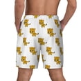 thumbnail image 2 of Lsque Mens Swim Trunks Leopard Print Pattern - Bathing Suit Compression Liner - Beach Swim Shorts Swimwear - (S-3XL) - Stretch Quick Dry -X-Large, 2 of 9