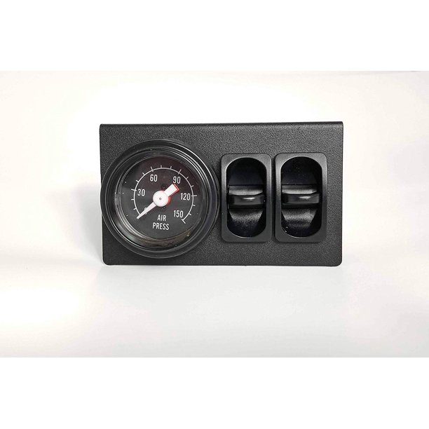 Universal Towing Assist Air Ride Suspension Control Panel 150 Psi Gauge