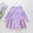 Purple, variant on Toddler Swimsuit Girl Kids Sun Protective Mermaid Print Long Sleeve Dress Style One Piece Swimsuit Toddler Bathing Suit Girl Size 4-5Y