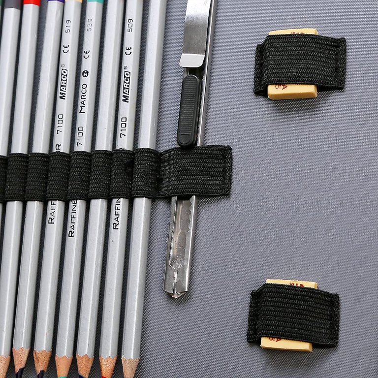 Lbxgap Portable Colored Pencil Case 200 Slots Colored Pencil Case Organizer  with Zipper for Prismacolor Watercolor Pencils, Crayola Colored Pencils
