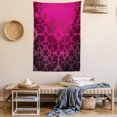 thumbnail image 2 of Magenta Decor Tapestry, Victorian Stylized Classical Bound Ornamental Mosaic Patterns Nostalgic Design, Wall Hanging for Bedroom Living Room Dorm Decor, 40W X 60L Inches, Rosewood, by Ambesonne, 2 of 5
