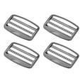 thumbnail image 1 of Uxcell 4Pcs Hebilla deslizante de metal, hebilla ajustable de aleación de zinc de 2", hebillas de liberación de correa plana, negro pistola, 1 of 6