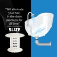 thumbnail image 3 of TubShroom Revolutionary Hair Catcher Drain Protector for Tub Drains (No More Clogs) Clear, 3 of 7