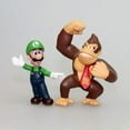 thumbnail image 4 of 6pc Super Mario Bros Peach Toad Mario Luigi Yoshi Donkey Kong Action Figure Toys, 4 of 5
