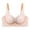 Orange Everyday Bra for Women, variant on ATOYSOY Women's Everyday Bra Wireless Floral Lace Breathable Push Up Underwear Thin Lightweight Smoothing Comfort Bra Support Full Coverage Bra Black L