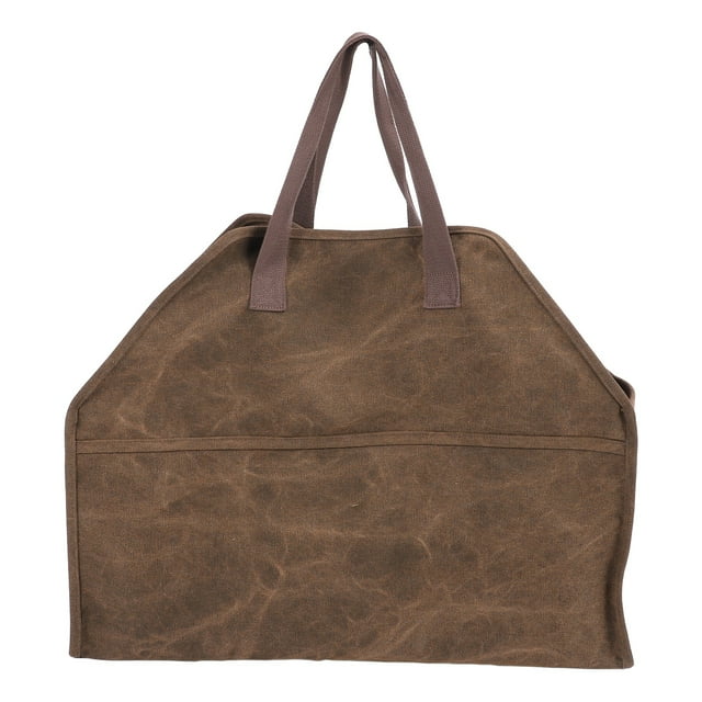 Bolsa Para Transportar Leña, Asas Reforzadas Con Lona, fácil Transporte, Bolsa Plegable Para Soporte De Leña, Resistente A Los Arañazos, Ligera Para Acampar