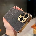 thumbnail image 1 of Bling Shiny Diamond Luxury Phone Case for iPhone 15 14 13 ProMax 11 12 Pro Max Plating Glitter Hard Cover for iPhone 14 15 Plus RJ, 1 of 7