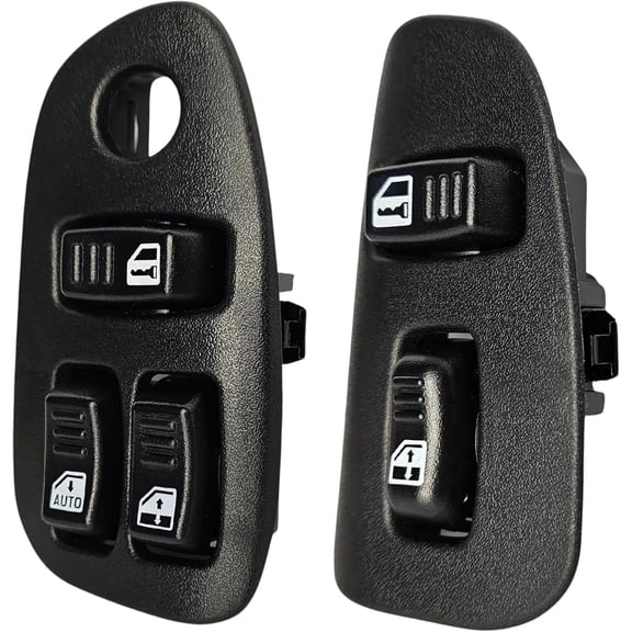 SWITCHDOCTOR Window Master Switch & Front Passenger Bezel Assembly for 1993-2002 Chevrolet Camaro (Chevy, Lock, Trim, Cover, Panel)