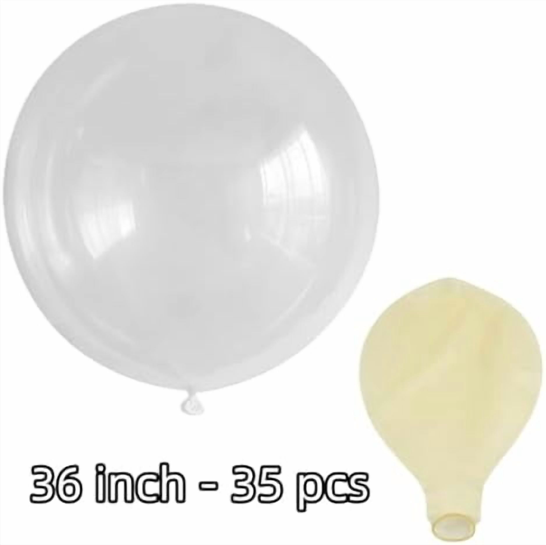30 Pack Clear Balloons 36 Inch Clear Latex Party Large Balloon Bulk for Various Party Events Decorations