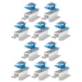 thumbnail image 3 of 10Pcs Solar Panel Mid Clamps 3.6 Thick Solar Panel Brackets Lightweight Solar Panel Aluminum Mounting Clamps Durable Panel Mounting Rail Fixing Brackets for Solar Panel, 3 of 10
