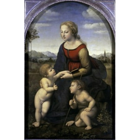 Virgin & Child with the Infant St John the Baptist 1507 Raphael...