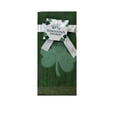 thumbnail image 6 of Serafina Home St. Patrick's Day Irish Kitchen Bath Guest Hand Fingertip Towels: Soft Absorbent Embroidered Green Shamrocks Clovers Design, 100% Cotton, Green, Set of Two, 12" x 18", 6 of 9