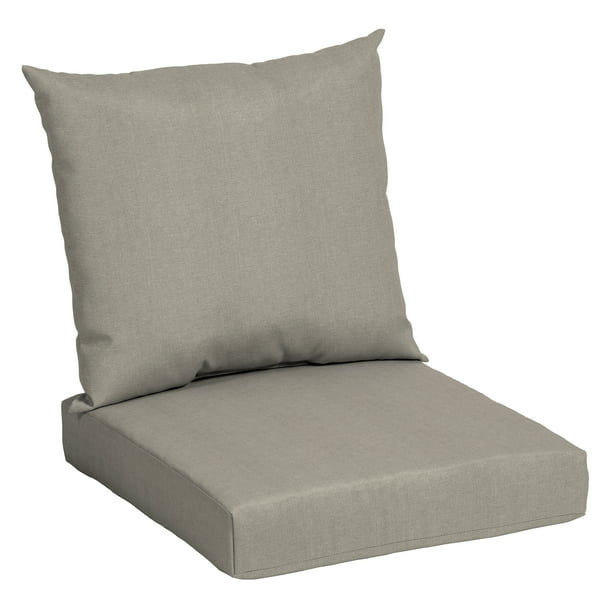 Outdoor 2 Piece Deep Seat Cushion, Patio Cushions 24 X 22