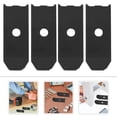 thumbnail image 4 of 10PCS Desk Table Leaf Levelers Furniture Hardware Horizontal Buckle Fasteners for Desks Cabinet Dining Tables Black, 4 of 7