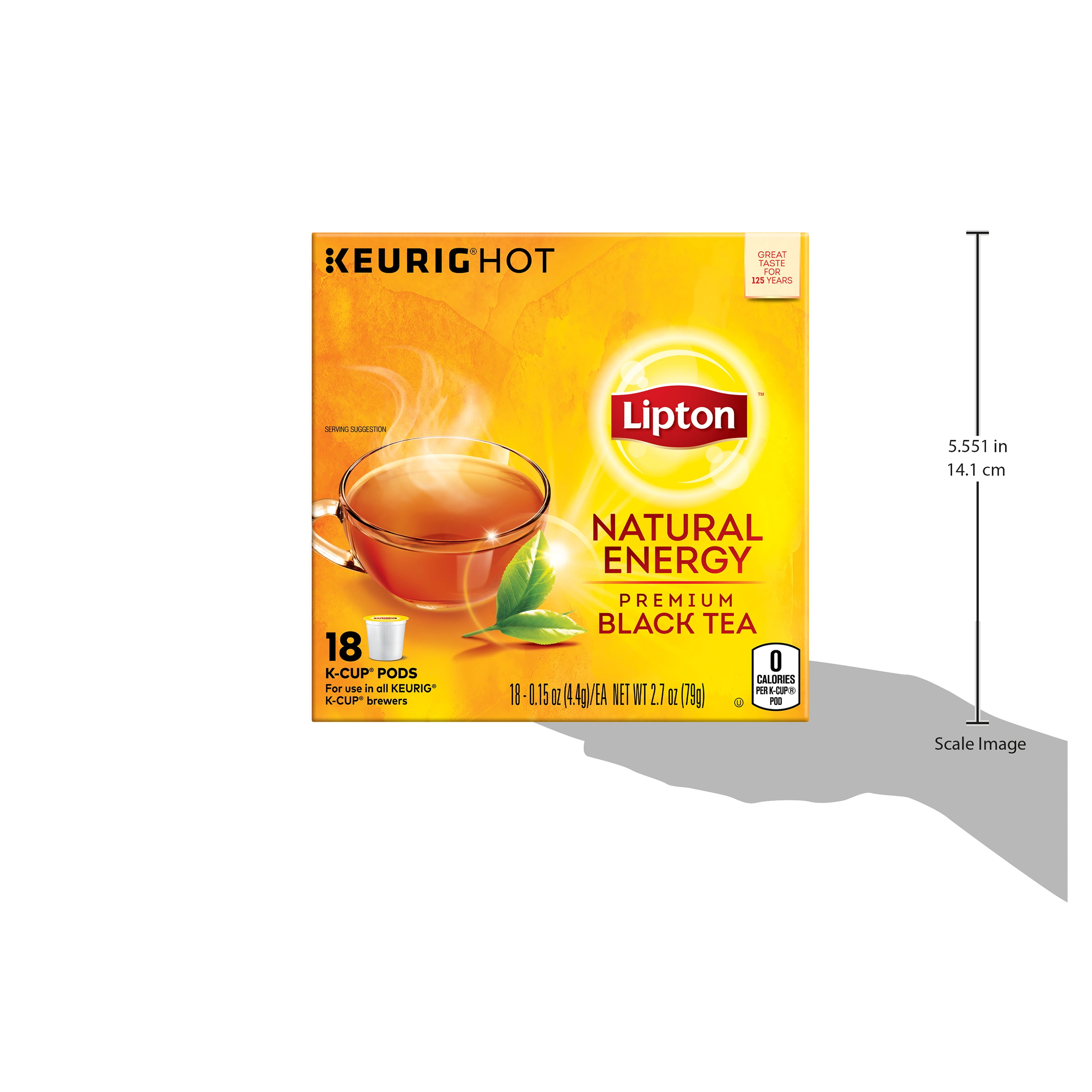 Lipton Natural Energy Black Tea K-cups 