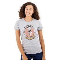 Retro Betty Boop What Makes You Happy Women's T Shirt Ladies Tee Brisco Brands S