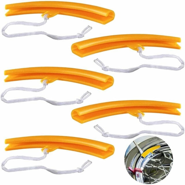 High-Quality Wheel Rim Protector Set, Rubber Wheel Changing Rim Edge Savers For Motorcycle Tire Changes And Car Wheel Changing, Ensuring Scratch Protection And Strong Elasticity