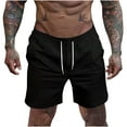thumbnail image 2 of Augper Men's Beachwear Summer Thin Quick Drying Swimming Trunks Casual Fit Five Part Sports Shorts Pants, 2 of 8