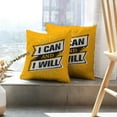 thumbnail image 6 of LALILO Throw Pillow Covers I Can And I Sport Gym Workout Cushion Cover 18" x 18", 2 Pack, 6 of 6