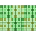 thumbnail image 1 of Ahgly Company Indoor Rectangle Patterned Jade Green Area Rugs, 7' x 9', 1 of 6