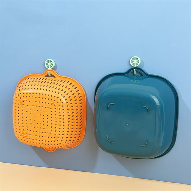 Cesta coladora de lavado de cocina, colador de frutas y verduras, cestas de frutas de cocina múltiples, colador de frutas y verduras, artesanía superior