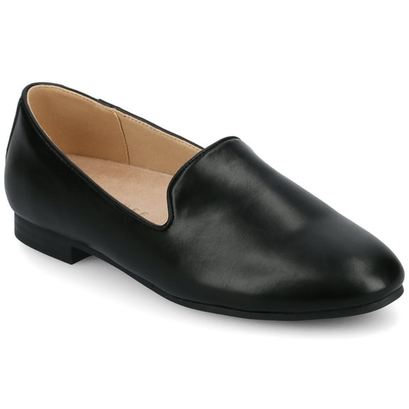 Journee Womens Ishani Almond Toe Comfort Career Ballet Flats, Widths Available