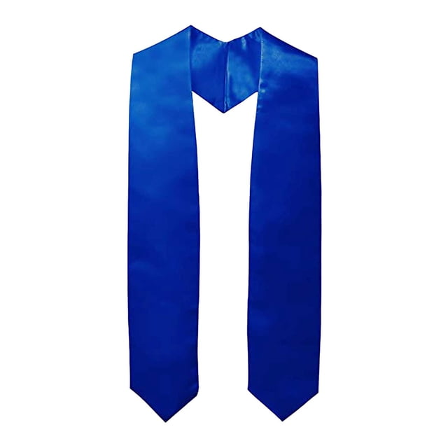 UJNDER Casual Solid Color Senior Year Ribbon Scarf Stylish Accessory for Every Occasion Graduation Blue
