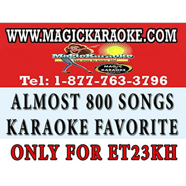 Magic Sing Et23Kh Pop Chips. A Collection Of Almost 800 Songs Of