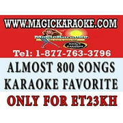 Magic Sing Et23Kh Pop Chips. A Collection Of Almost 800 Songs Of Karaoke Bar Most Requested Songs. Only Works With Magicsing Et23Kh
