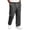 Dark Gray, variant on Men's Baggy Sweatpants Wide Leg Athletic Sweat Pants Elastic Drawstring Waist Open Bottom Joggers with Pockets, M