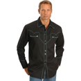 thumbnail image 2 of Scully P-726-TUR-XL Mens Western Shirt - Turquoise- Extra Large, 2 of 2