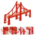 thumbnail image 1 of Minkissy 1Pack Train Track Extension Set Wooden Railway Toys For Childrens Building Activities, 1 of 7