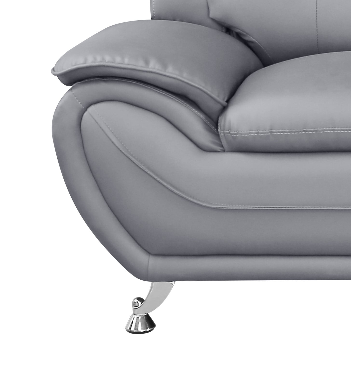 Sanuel 47.3" Wide Faux Leather Club Chair