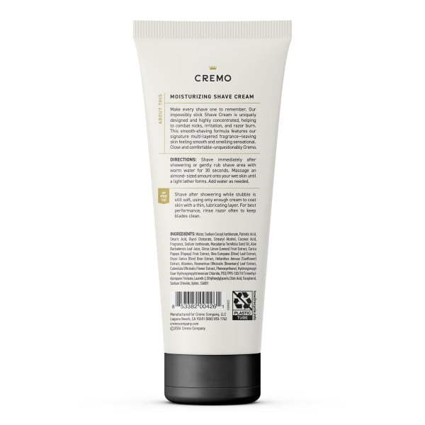 Cremo Tortoise Razor + 2 Refills & Moisturizing Shaving Cream for Men, Sandalwood Scent Variety Pack