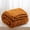 Burnt Orange, variant on Chunky Knit Blanket Throw Knitted Throw Blankets for Couch Bed Fluffy Soft Blanket with Jumbo Chenille Yarn Thick 100% Handmade (Purple, 51"×63")