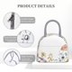 thumbnail image 4 of Disketp Watercolor Floral Bolsa Térmica para Almuerzo, Lonchera con Abertura Amplia y Gran Capacidad, Organizador Reutilizable para Mujeres, Hombres y Adultos, 4 of 6