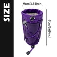 thumbnail image 7 of DimyFew Outdoor Backpack Water Bottle Cage, Multi-Purpose Accessory for Cycling, Hiking, Purple, 7 of 7