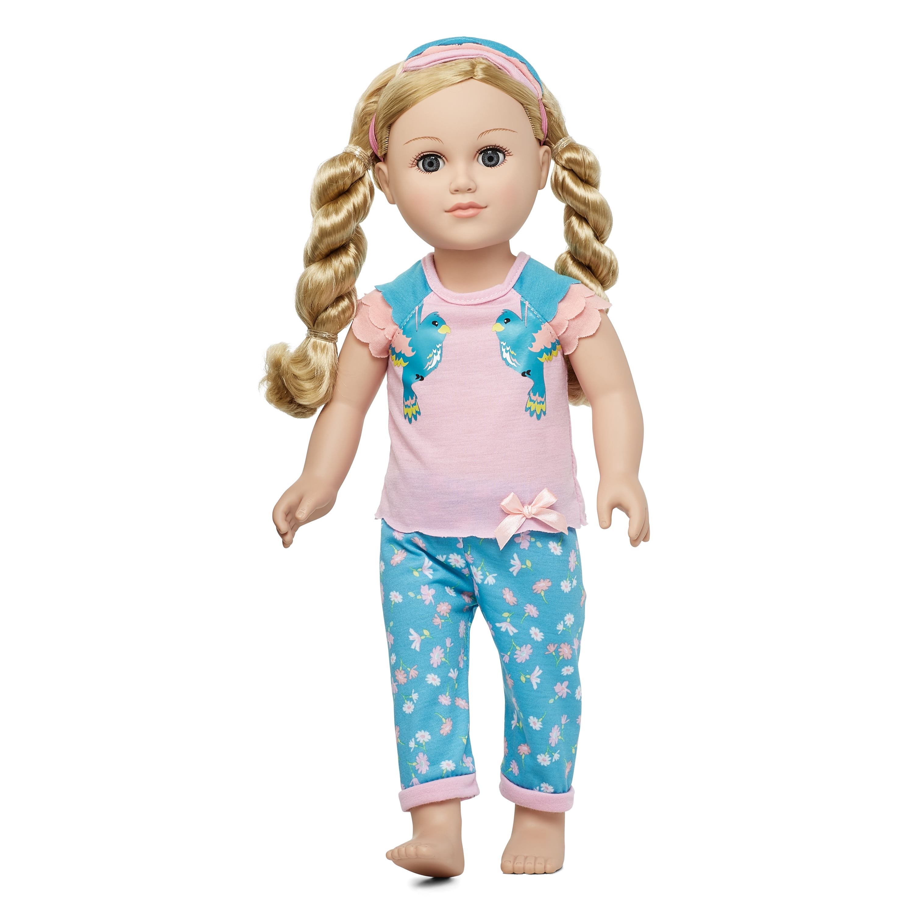 My Life As Blue Bird Pajamas Doll Clothing, 3 Pieces Included