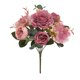 thumbnail image 1 of Flores de Asija, flores de cementerio de otoño, flores artificiales de peonía, ramos de rosas para boda, flores de rosa florales, flores de seda, ramo atado a mano, rosa, 1 of 8